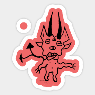 Devil Boy Sticker